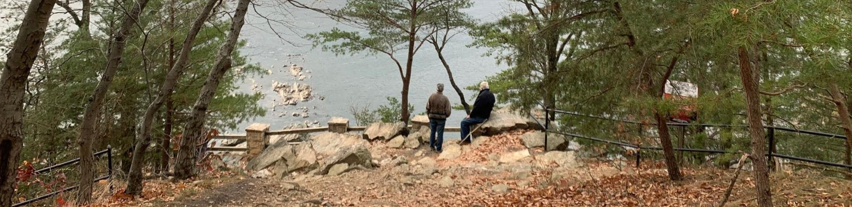 2 People Sitting in Nature