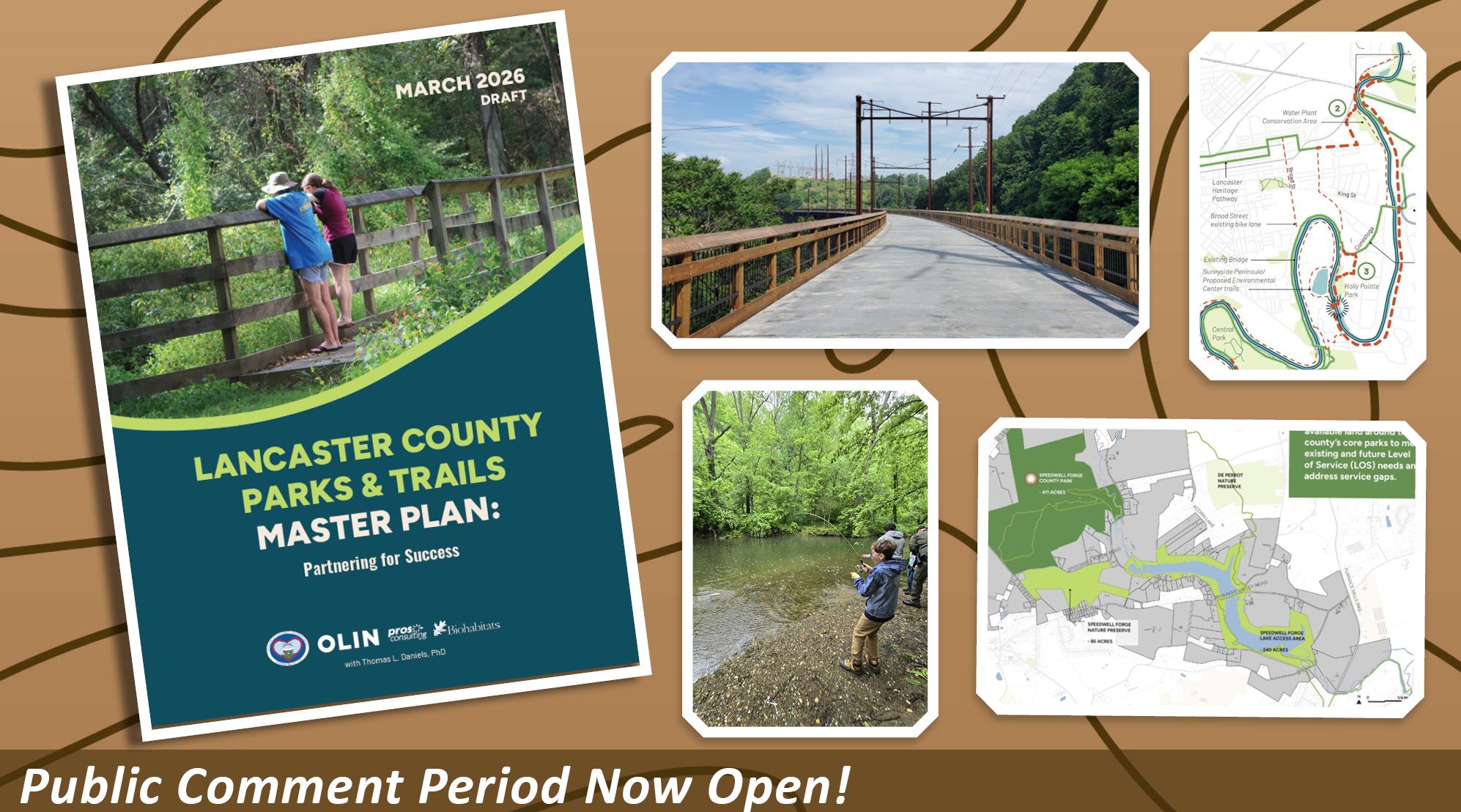 Parks and Trails Master Plan Banner Public Comment Period